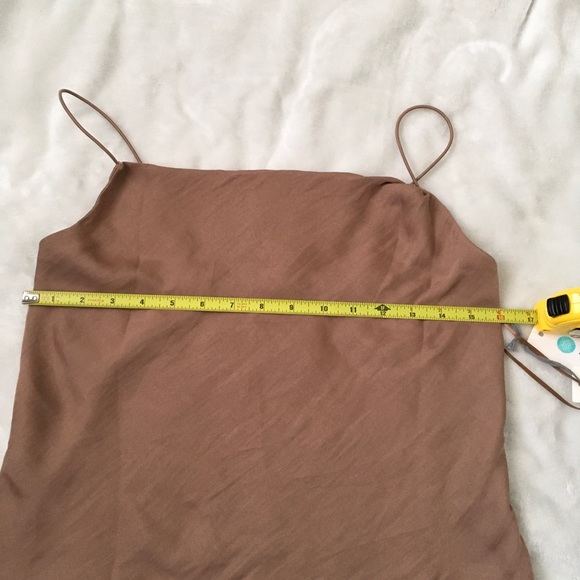 NWT Nine Britton Champagne River Cowl Neck Silk Blouse Size XS - Picture 9 of 13